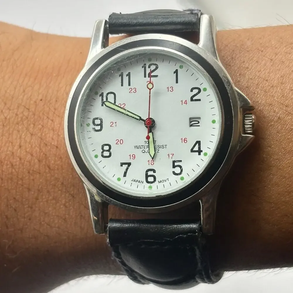 Black & Silver Men's Watch